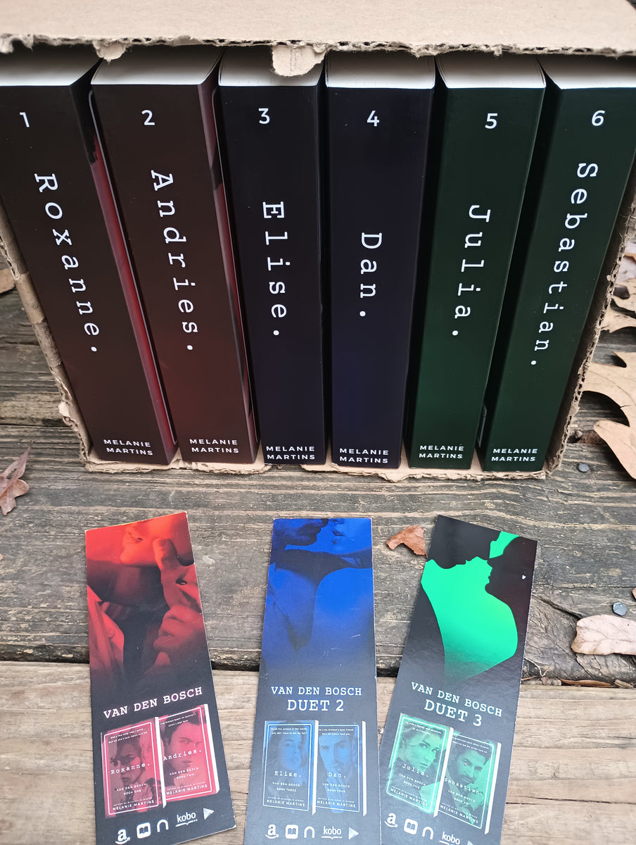 Van den Bosch Series (bundle1-6) + 3 Bookmarks – Melanie Martins